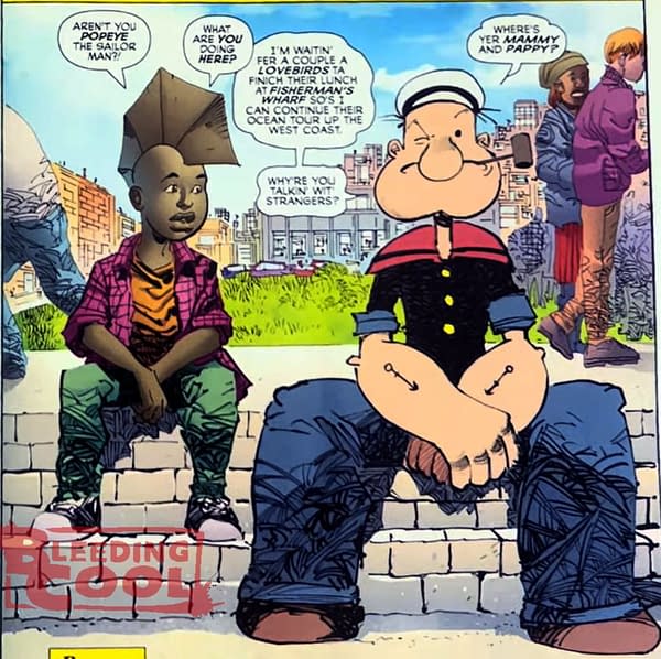 Popeye And Dagwood Join Mickey Mouse In Savage Dragon #278