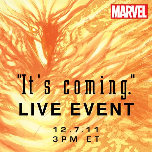 Marvel Launch "It's Coming" Live Event On Wednesday
