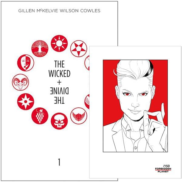 Wicked & The Divine Volume 1 (Hardcover - Forbidden Planet Exclusive Cover & Mini Print Edition)