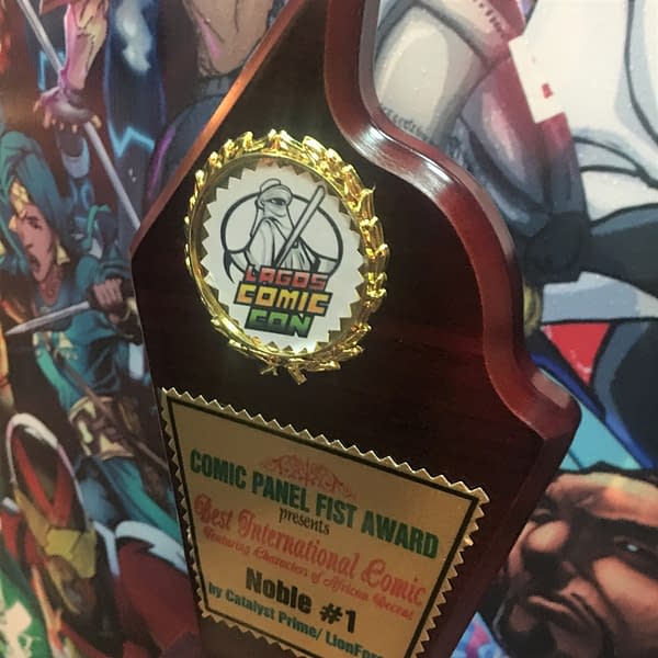 Lagos Comic Con 2017's Award For Best International Comic Goes To Noble #1