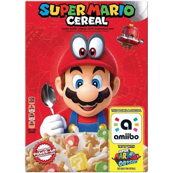 Super Mario Cereal Looks To Be Coming With Amiibo Support&#8230; Wait, What?