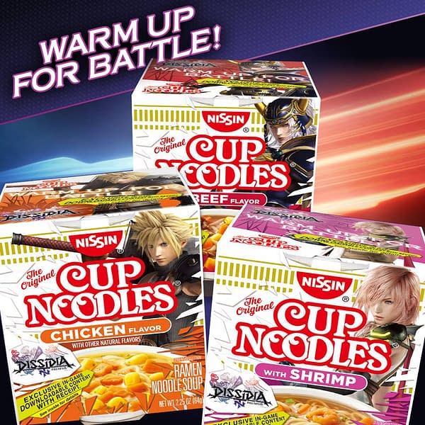 Dissidia Cup Noodles are Now a Thing, and They Come with In-Game Items