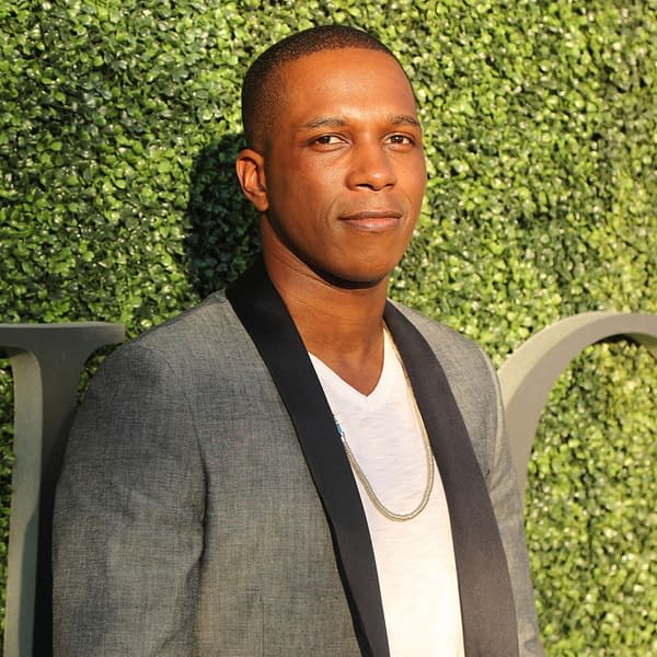 NEW YORK - AUGUST 29, 2016: American actor and singer Leslie Odom Jr. at the red carpet before US Open 2016 opening night ceremony at USTA Billie Jean King National Tennis Center in New York