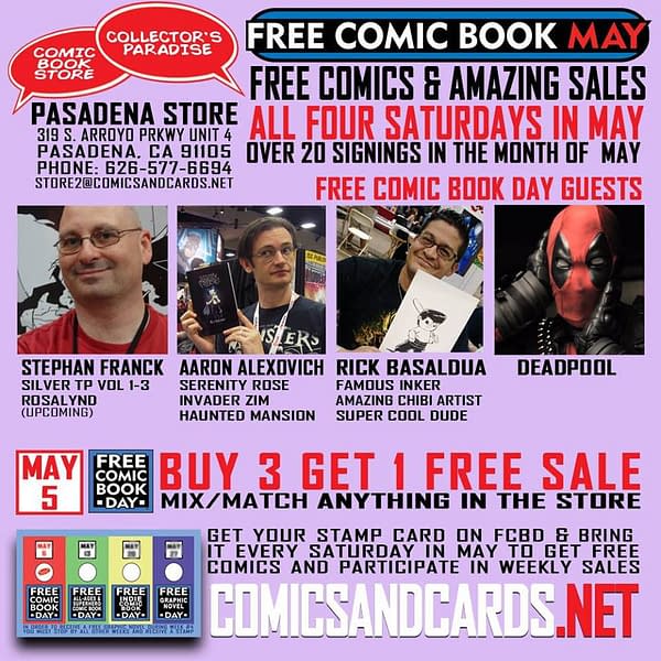 California's Collector's Paradise Turns Free Comic Book Day&#8230; Into Free Comic Book May