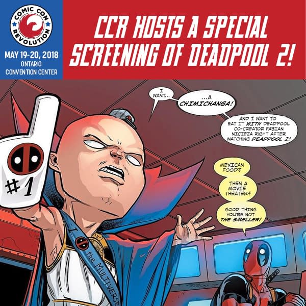 Want to See Infinity War with Donny Cates and Jim Zub or Deadpool 2 with Fabian Nicieza?