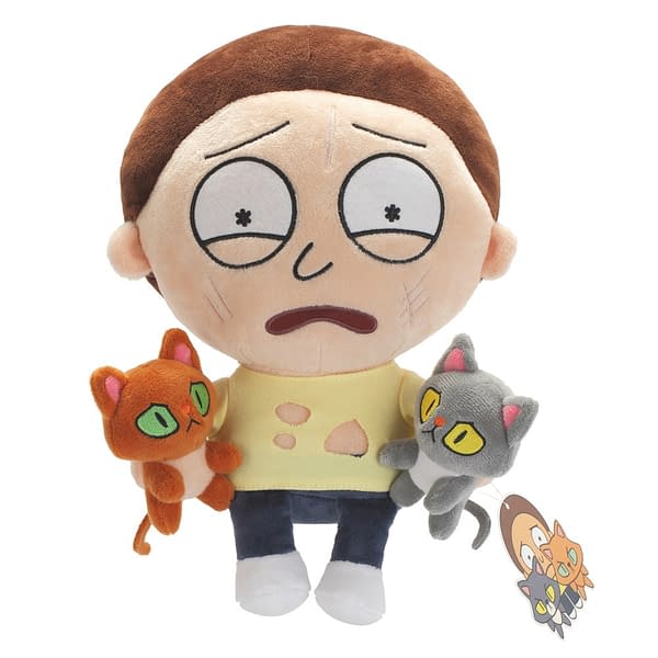 Symbiote Studios SDCC Exclusive Rick and Morty Pocket Mortys Two Cat Morty Plush