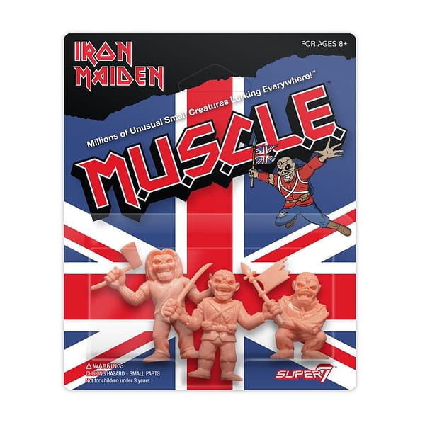 Iron Maiden MUSCLE Figure 3 Pack SUPER7 SDCC Exclusive