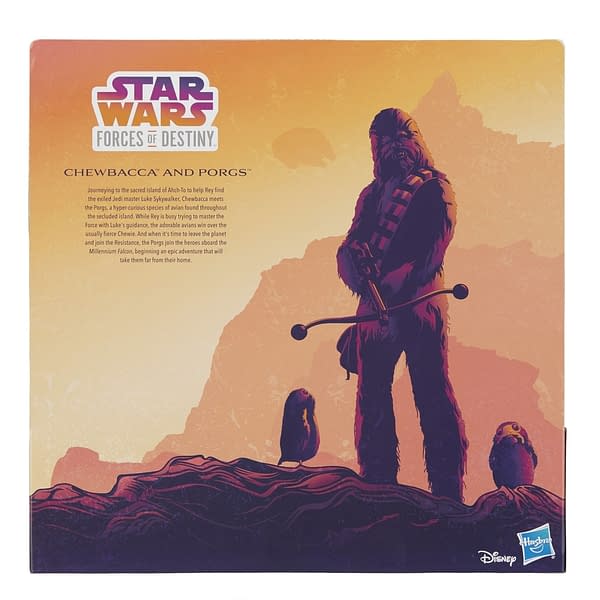 STAR WARS FORCES OF DESTINY CHEWBACCA AND PORGS - in pkg3