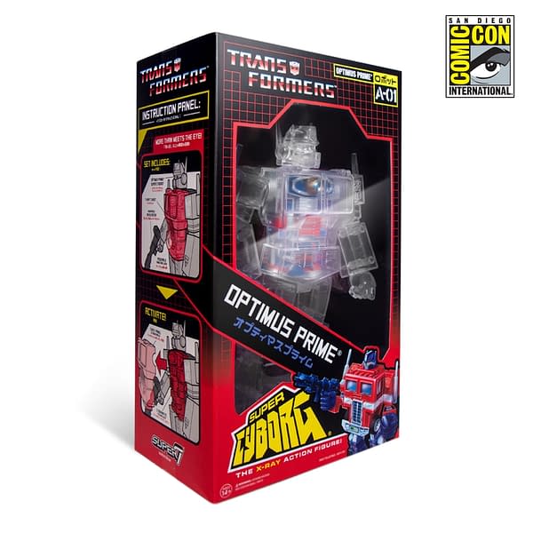 Super7 Transformers Optimus Prime Super Cyborg SDCC Exclusive