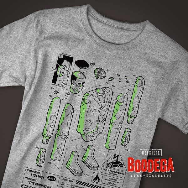 Super7 Universal Monsters Bodega SDCC Shirt 2