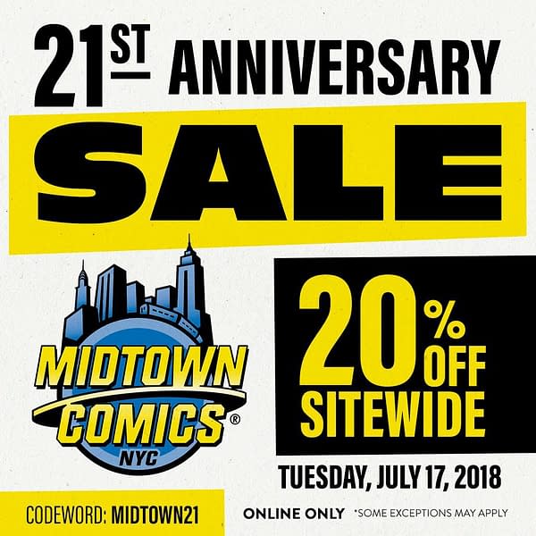 Codewords for Comic Dealers Mile High and Midtown to Challenge Amazon Prime Day