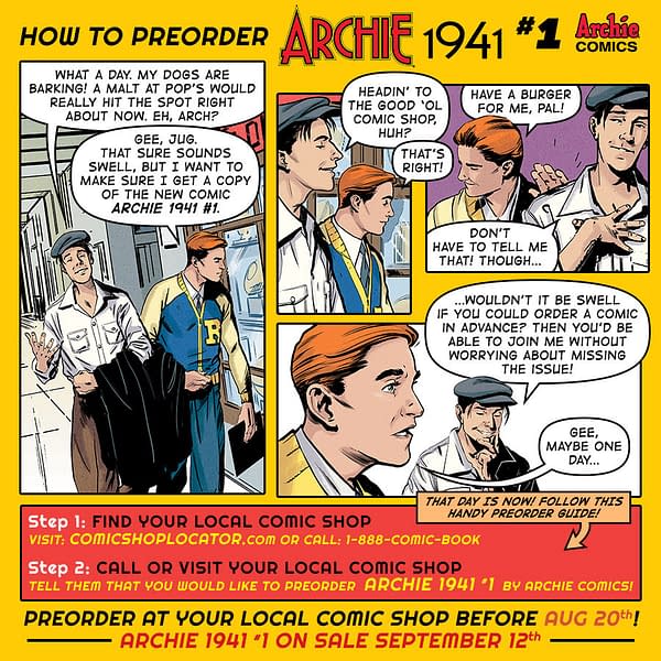 Archie Revisits His Roots as Riverdale Goes to War in Archie '41 Preview