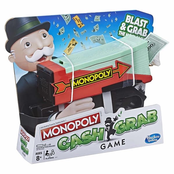 Hasbro Reveals the Monopoly Cash Grab Game with Money Blaster