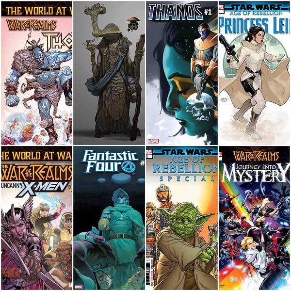 Frankensteining Marvel Comics April 2019 Solicitations &#8211; Princess Leia, Thanos and War Of The Realms