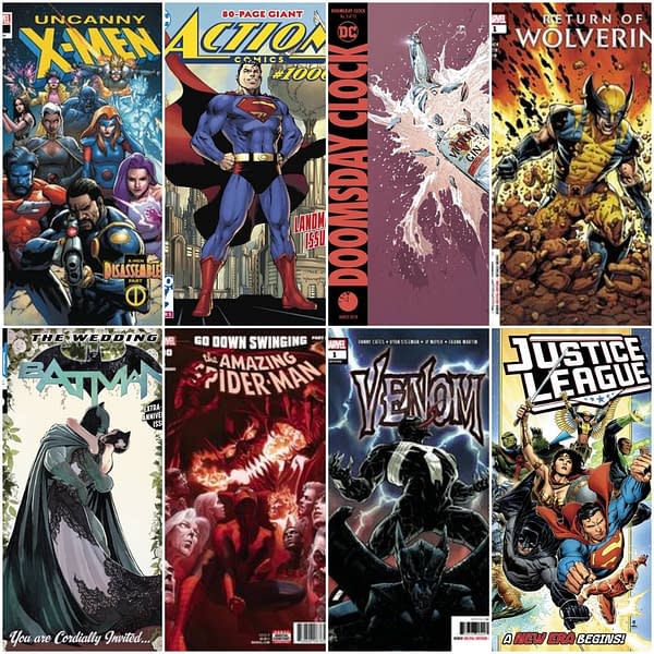 The Top 500 Comics Ordered in 2018 By Comic Stores