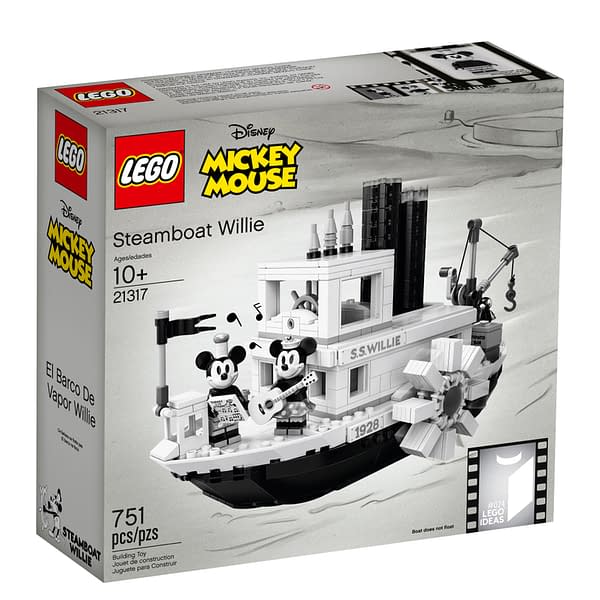LEGO Ideas Steamboat Willie Mickey and Minnie Mouse Set 11