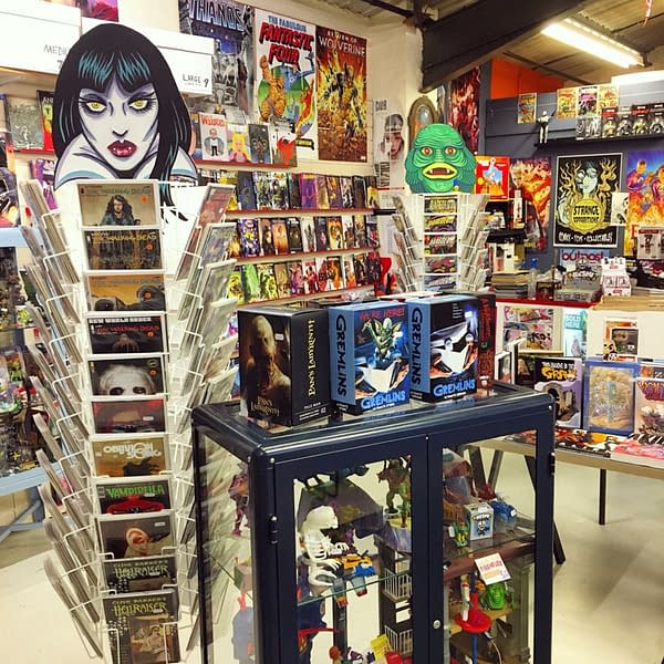 British Comic Store, Strange Attractors, Reopens in a Garden Centre