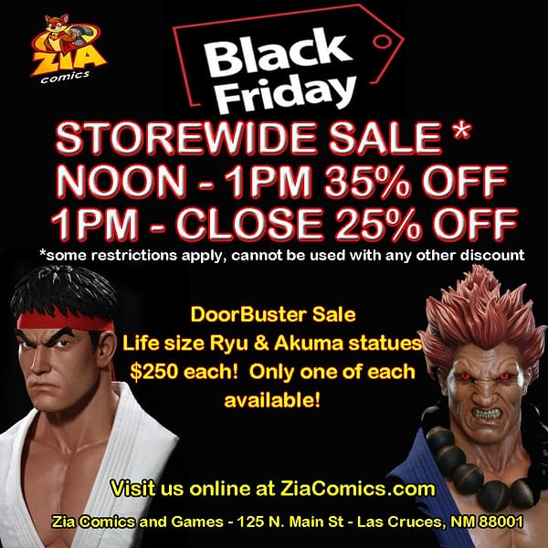 75 Comic Stores Running Black Friday Events Tomorrow&#8230;