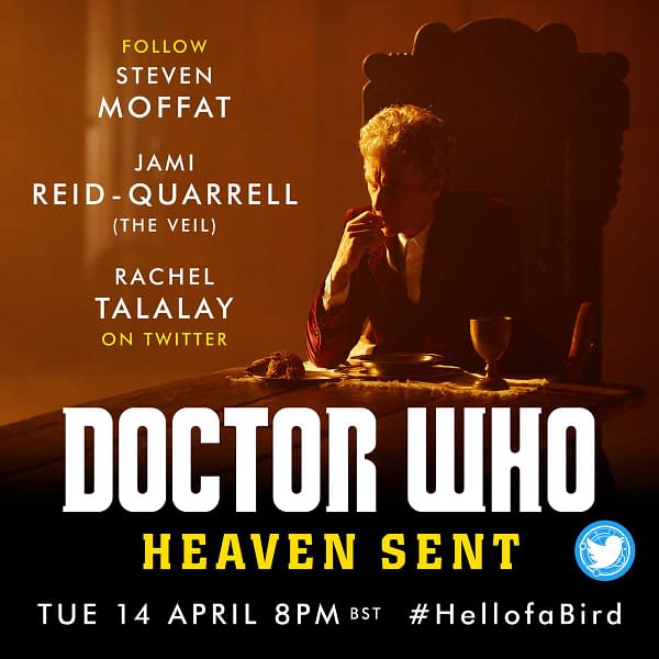 Steven Moffat, Rachel Talalay, and actor Jami Reid-Quarell are set to live-tweet the Doctor Who rewatch of Heaven Sent, courtesy of BBC Studios.