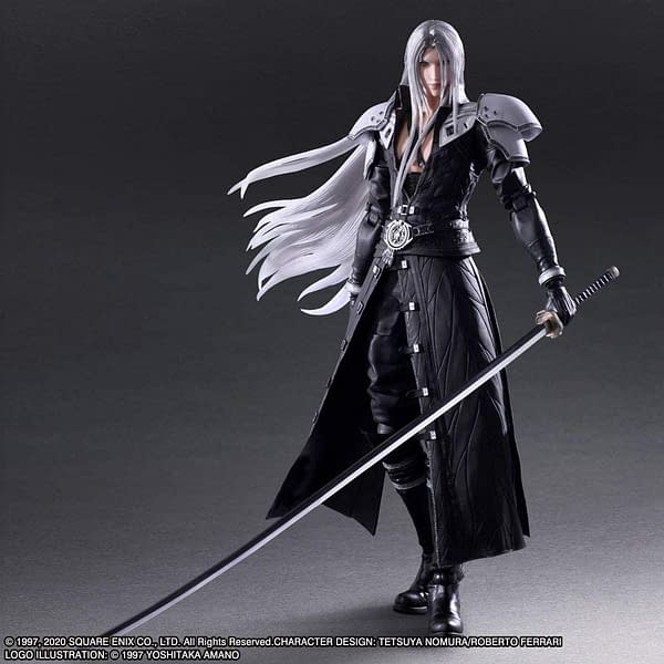 Final Fantasy VII Remake Sephiroth Play Arts Kai figure from Square Enix