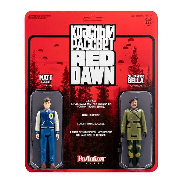 Super7 Red Dawn ReAction figures are now on sale.