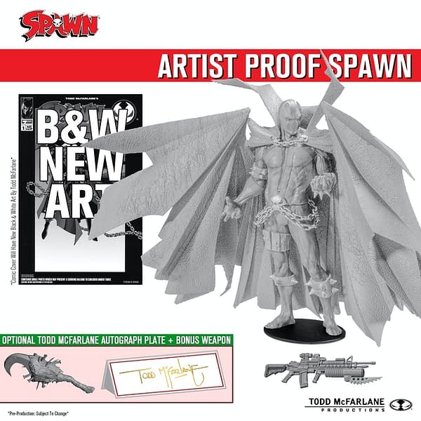 The Spawn Kickstarter Artist Proof Action Figure.