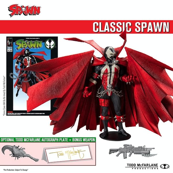 The Spawn Kickstarter Classic Spawn Figure.