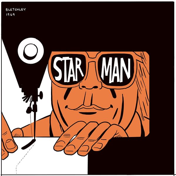 The Making of David Bowie's Starman, in Comic Book Form. 
