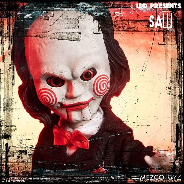 SAW Billy the Puppet Living Dead Doll from Mezco Toyz