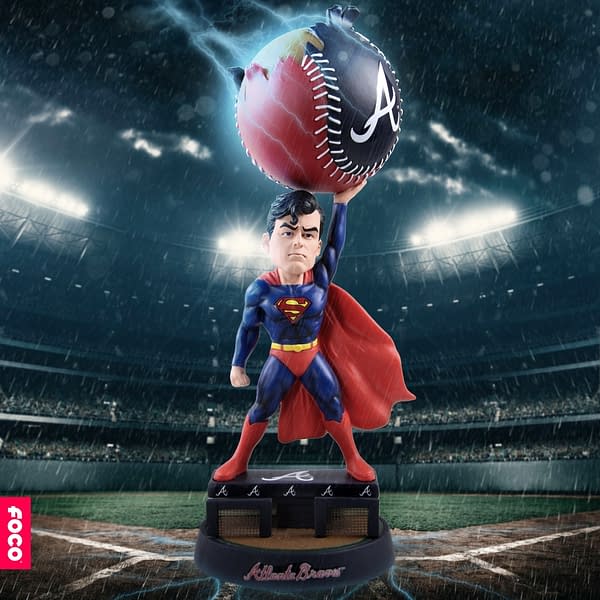 BHMBDC-FOCO DC Comics X MLB Bobblehead Superman