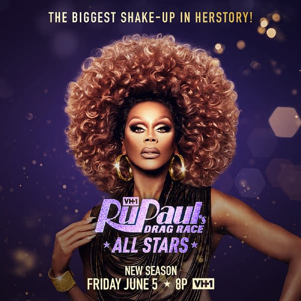 RuPauls Drag Race All Stars returns on June 5, courtesy of VH-1.