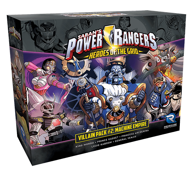 Villain Pack #2 for Power Rangers: Heroes of the Grid.