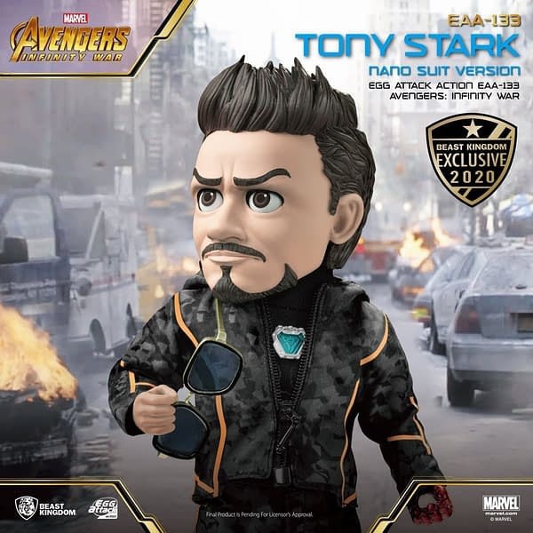 Tony Stark Egg Attack Action Summer Exclusive from Beast Kingdom
