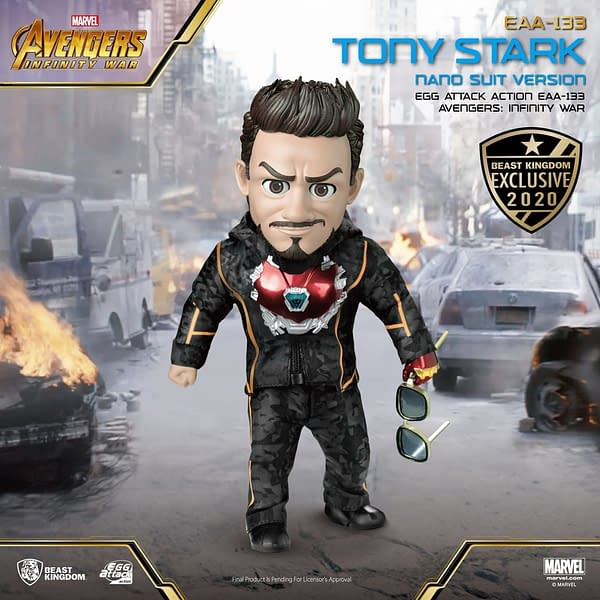 Tony Stark Egg Attack Action Summer Exclusive from Beast Kingdom