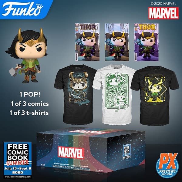 Funko Loki Free Comic Book Summer Mystery Box