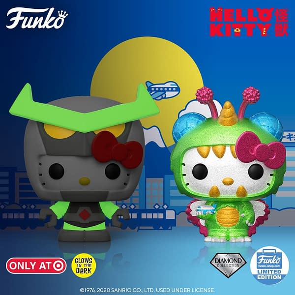 Hello Kitty Gets a Kaiju ￼Makeover With Upcoming Funko Pops￼￼