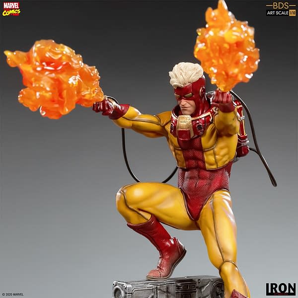 X-Men Pyro Brings the Heat in New Iron Studios Statue