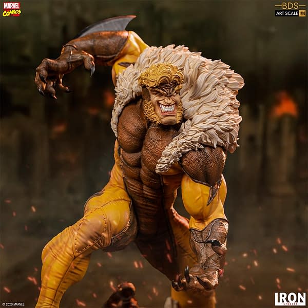Sabretooth Takes on the X-Men in New Iron Studios Statue