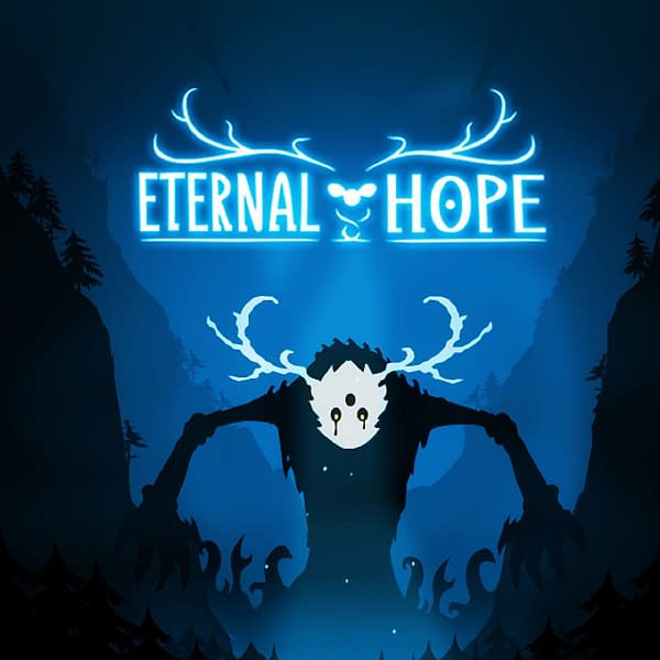 Key art for Eternal Hope, an indie puzzle-platform game by developer and publisher Doublehit Games.