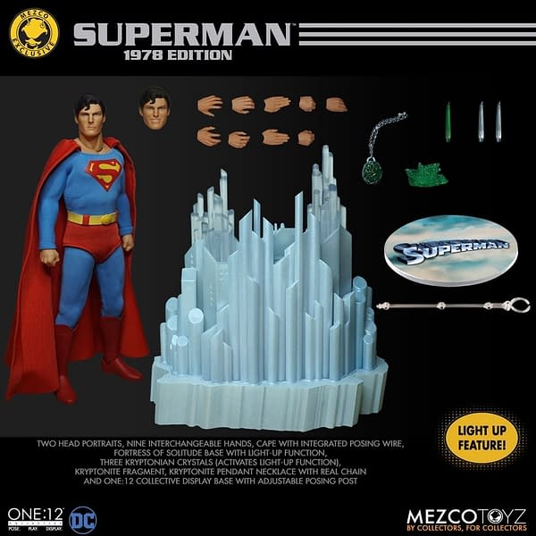 Full Look at the Upcoming 1978 Superman Figure from Mezco