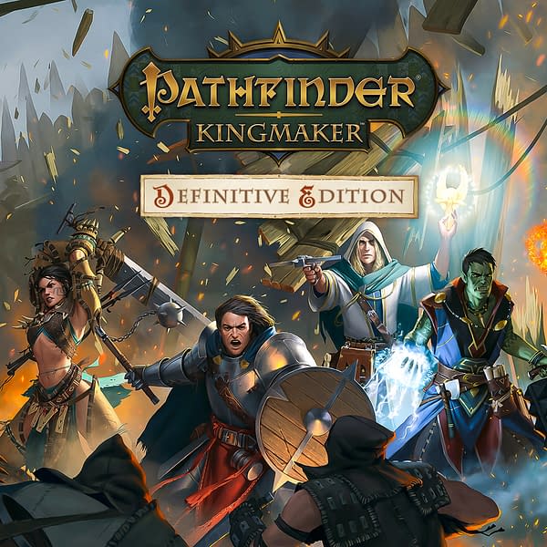 Key art for Pathfinder: Kingmaker Definitive Edition, an upcoming game by Owlcat Games and Deep Silver in conjunction with Paizo.
