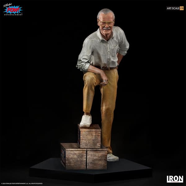 Stan Lee: The Godfather of Marvel Comics Arrives at Iron Studios