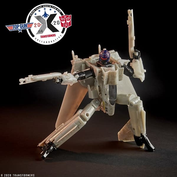 Transformers and Top Gun Crossover for Maverick Autobot from Hasbro