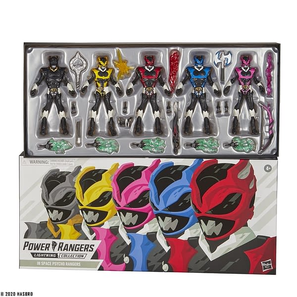Power Rangers Psycho Rangers Gets Hasbro Amazon Exclusive 5-Pack