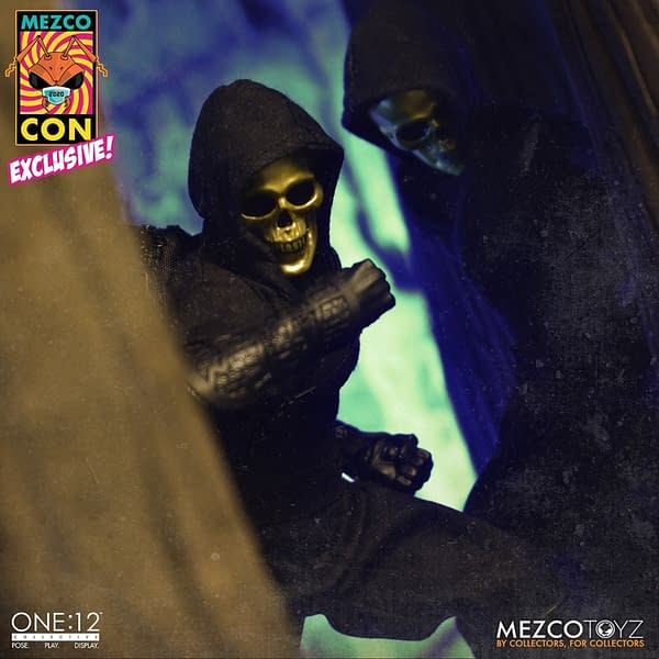 Mezco Toyz Secretly Releases Gold Skull Ninja One:12 Collective Figure