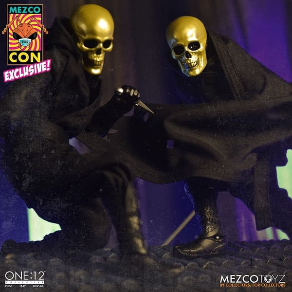 Mezco Toyz Secretly Releases Gold Skull Ninja One:12 Collective Figure