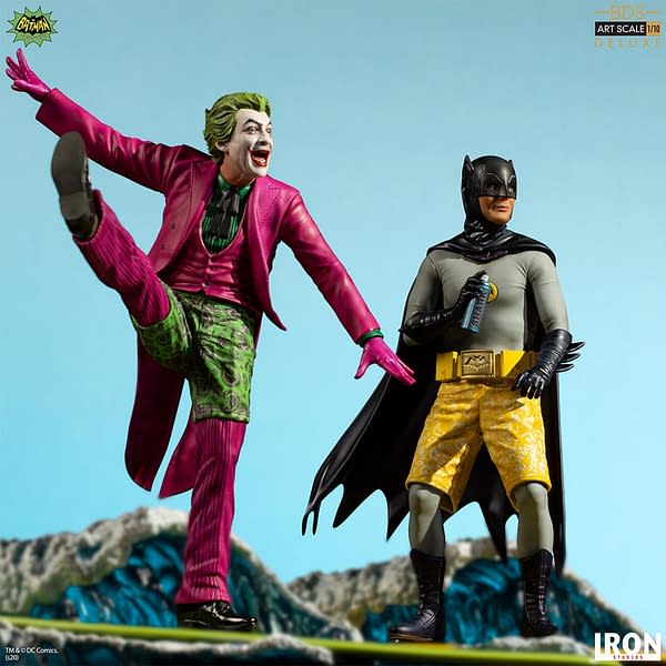 It's Surfs Up with Batman 66' Statues from Iron Studios
