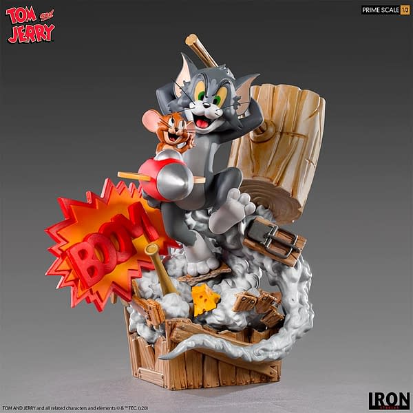 Tom and Jerry Get Wacky With New Iron Studios Statue