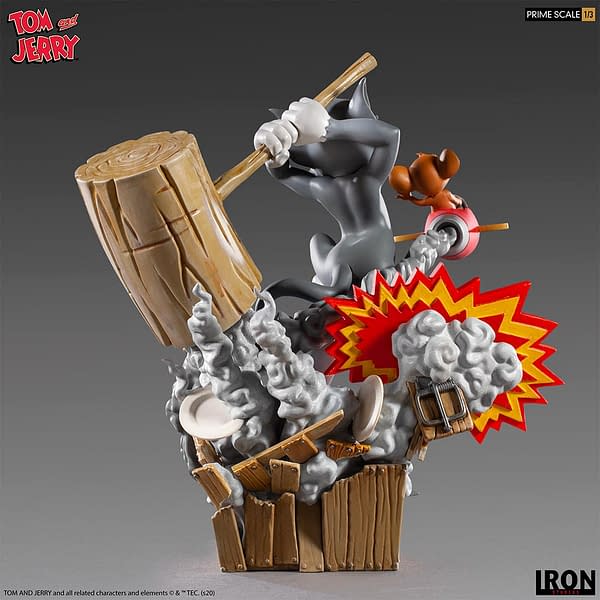 Tom and Jerry Get Wacky With New Iron Studios Statue