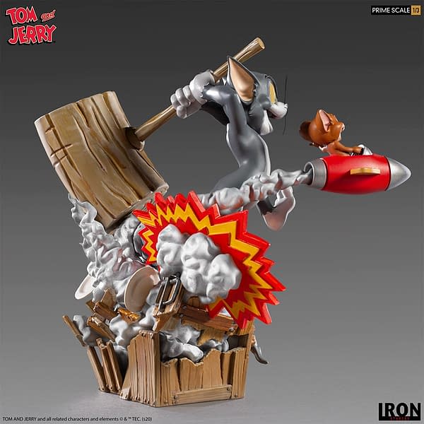 Tom and Jerry Get Wacky With New Iron Studios Statue